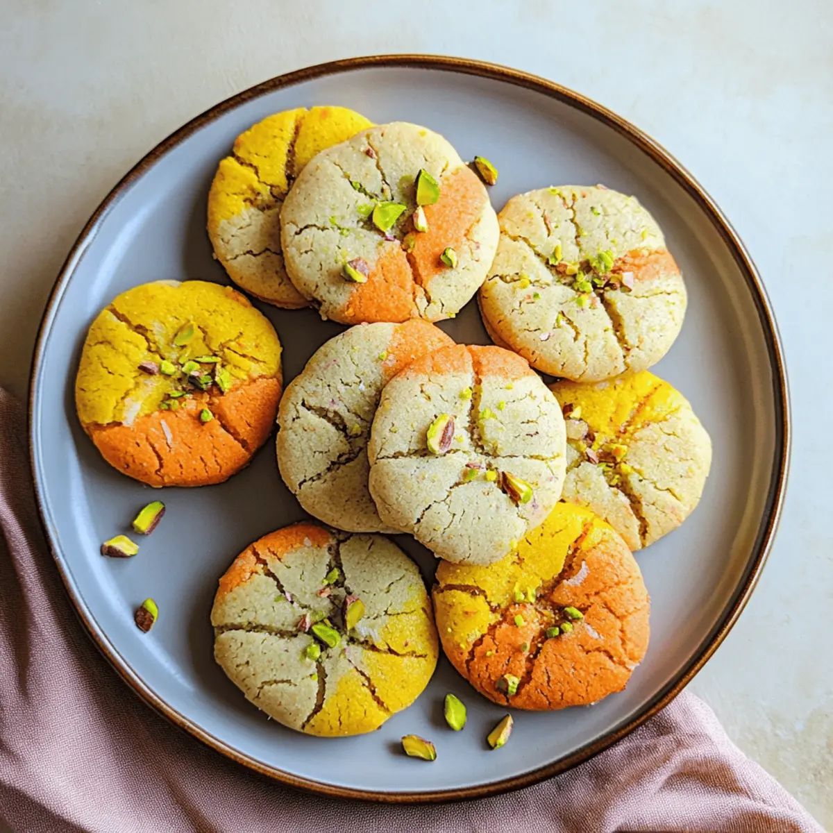 Mango Kesar Shrikhand Cookies Bursting with Festive Joy