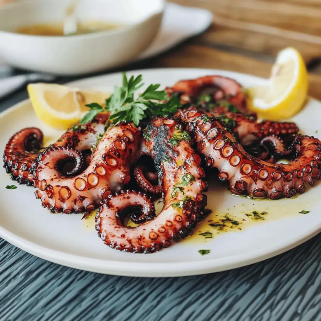Juicy Grilled Octopus