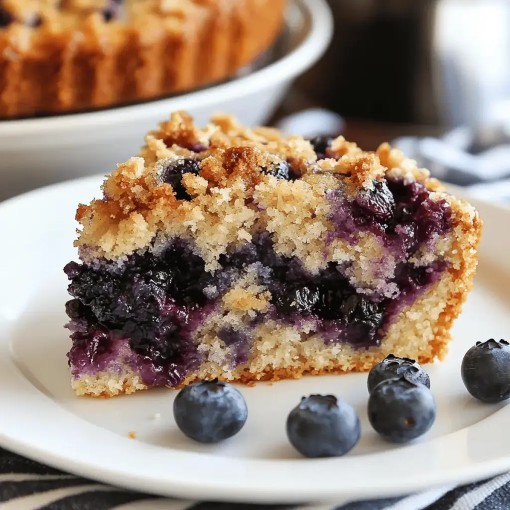 Sourdough Blueberry Buckle