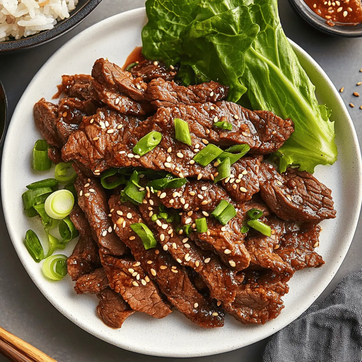 Beef Bulgogi