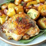 Garlic Chicken with Roasted Potatoes