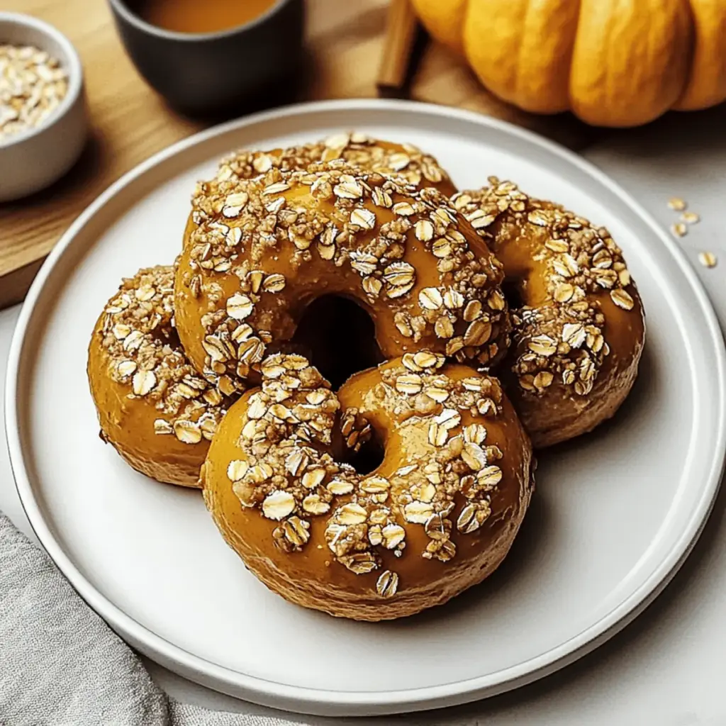 Homemade Pumpkin Oat Bagels