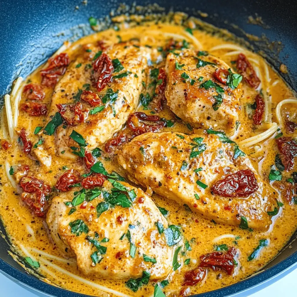 Creamy Tuscan Marry Me Chicken
