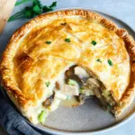 Chicken, Leek & Mushroom Pie