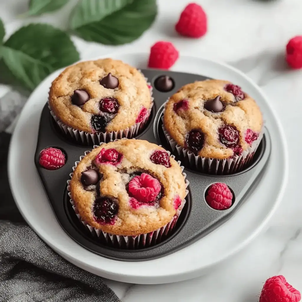 Raspberry Chocolate Chip Muffins