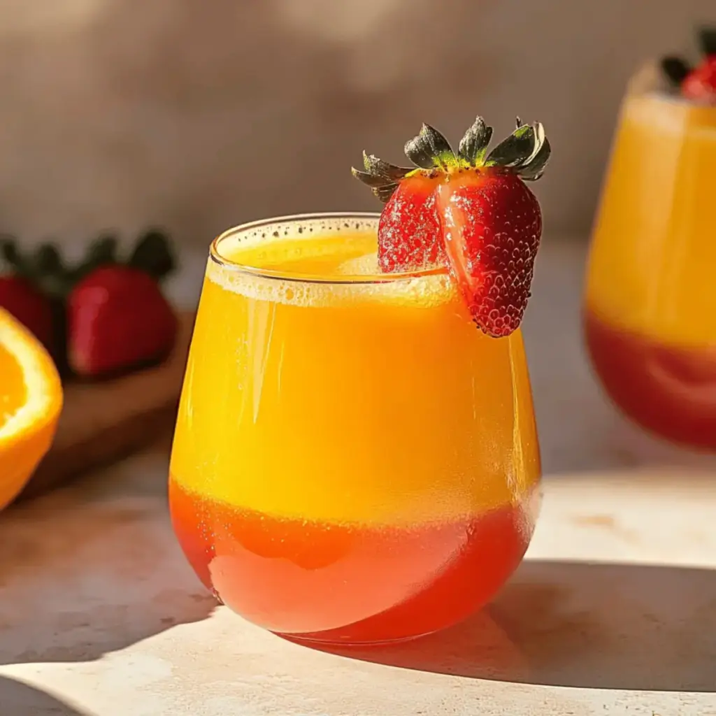 Mimosa Recipe with Strawberries