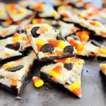White Chocolate Halloween Oreo Bark