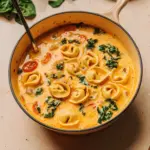 Creamy Tuscan Tortellini Soup