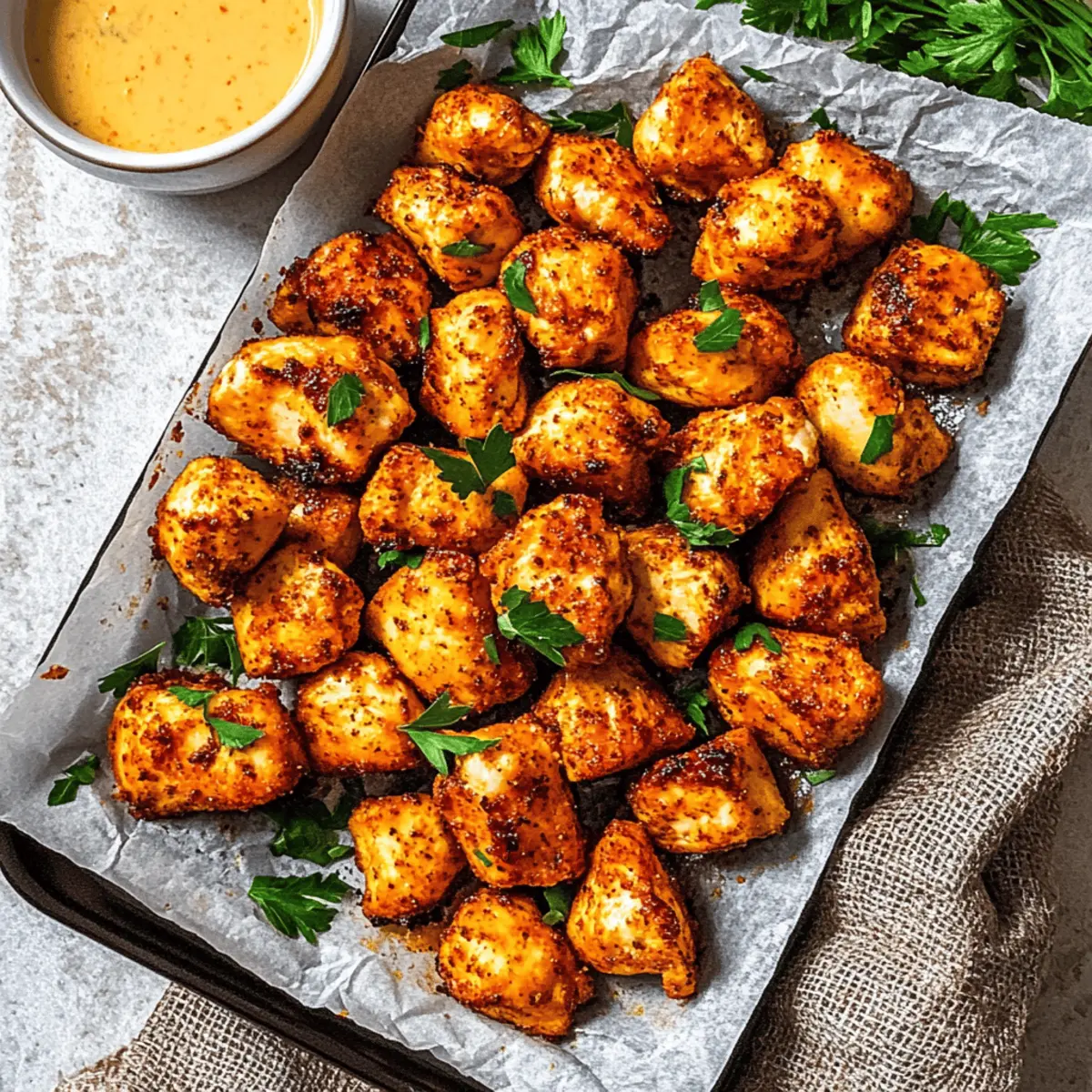 Air-Fryer Chicken Bites