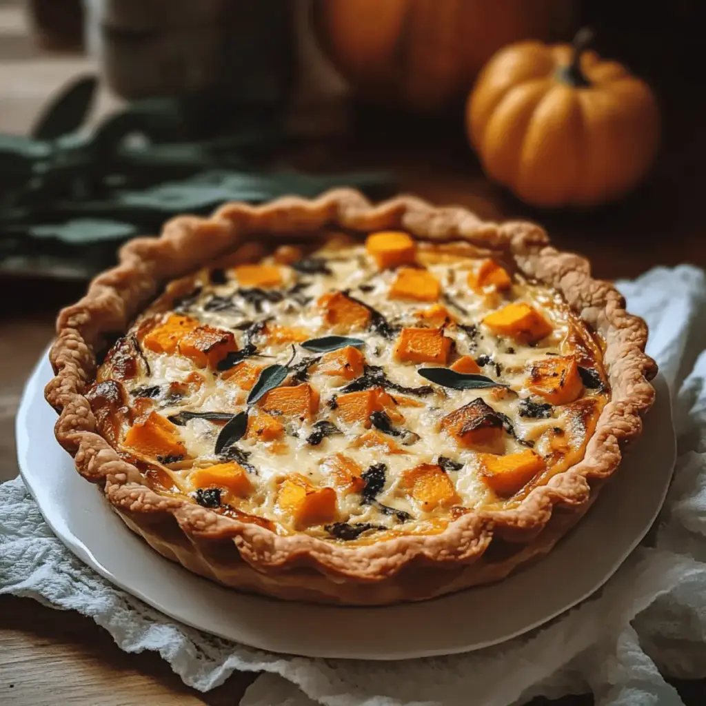 Butternut Squash & Sage Quiche