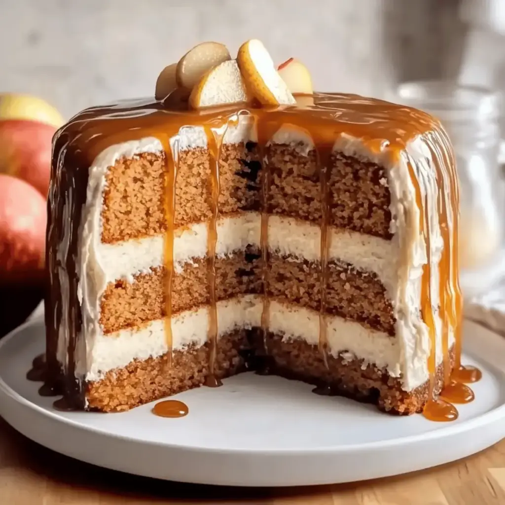 Caramel Apple Spice Cake