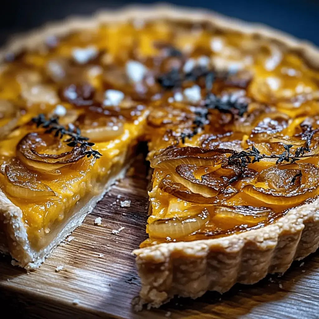 Caramelized Onion Butternut Tart
