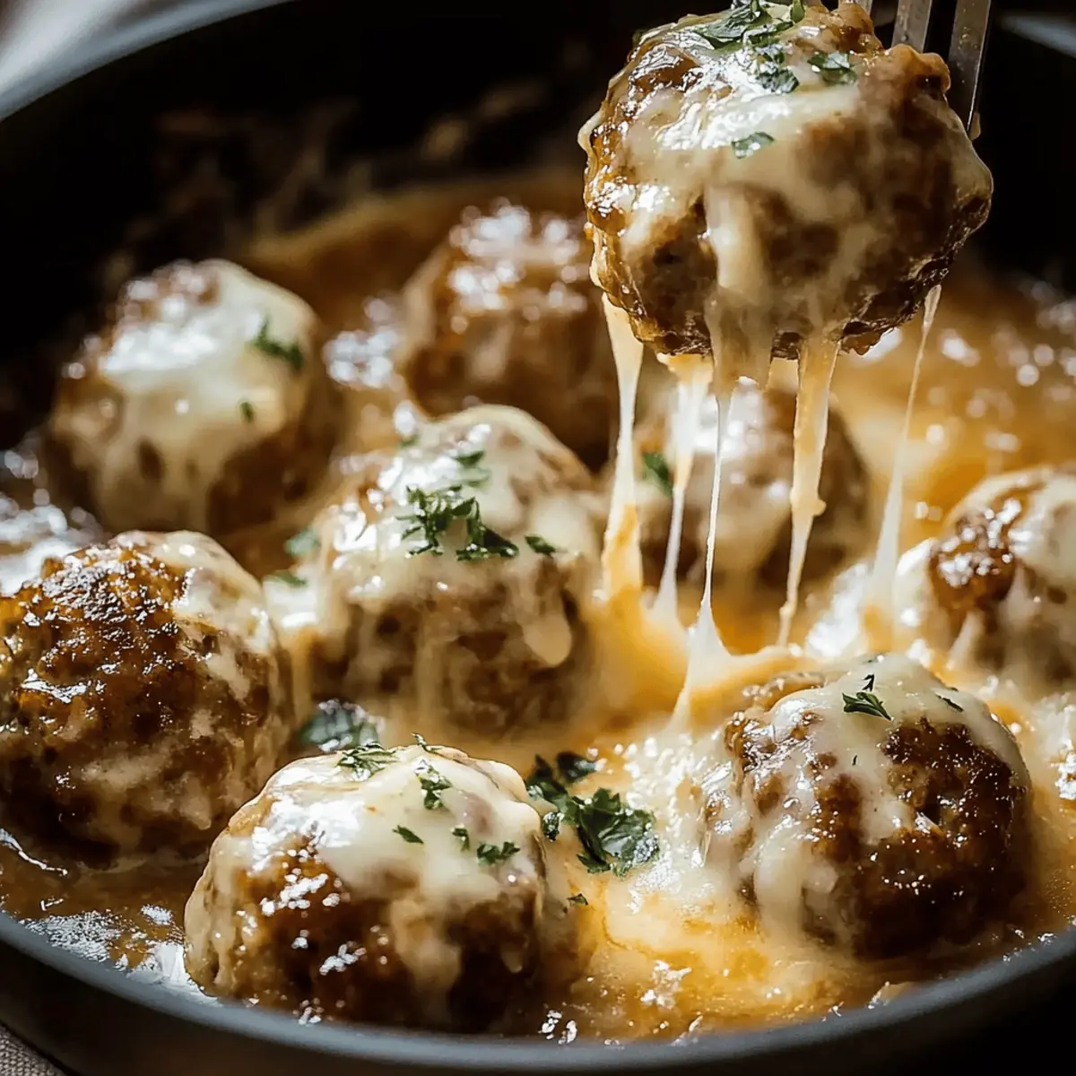 Cheesy French Onion Meatballs: The Ultimate Comfort Dish