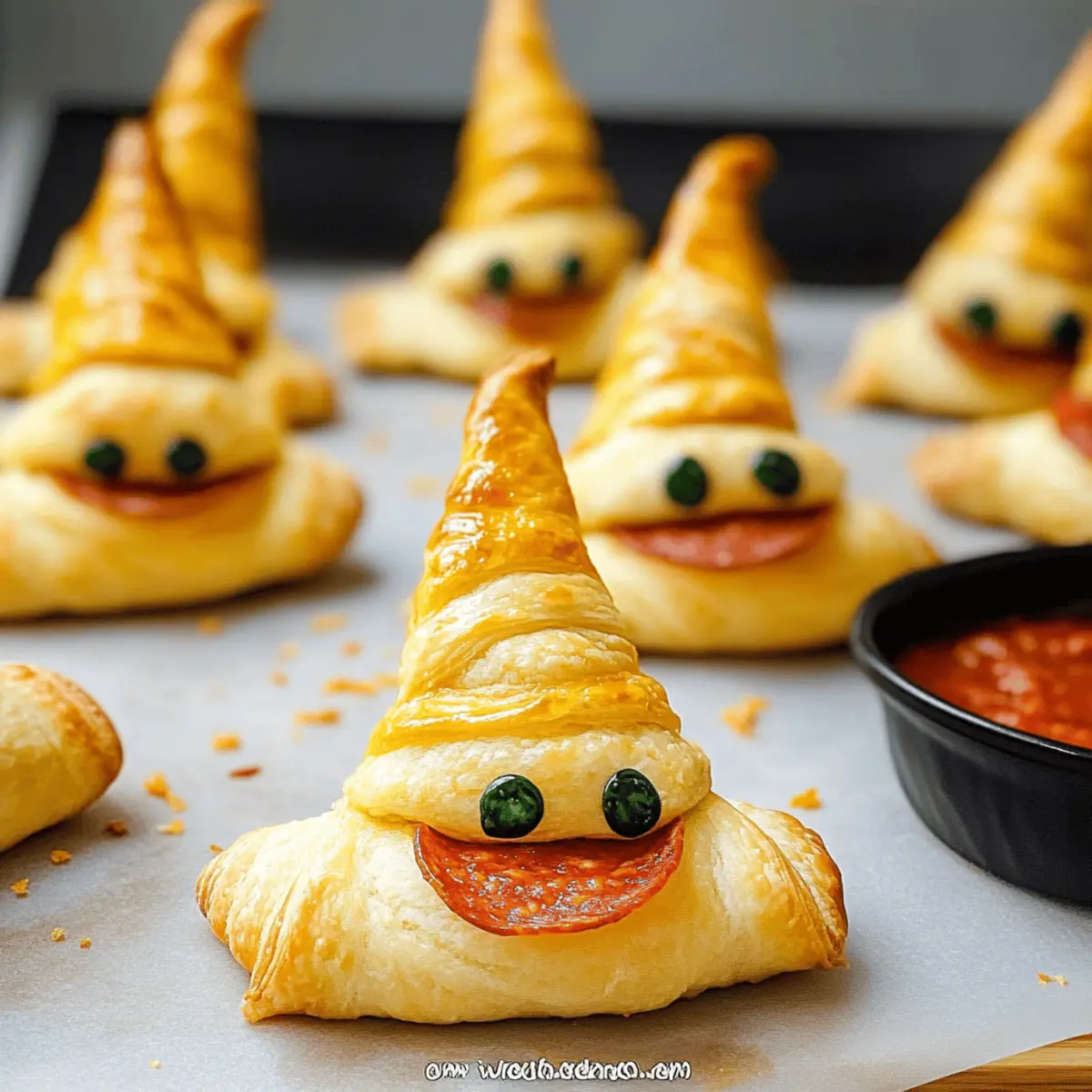 Cheesy Witch Hat Crescents: Spook-tacular Treats for Halloween