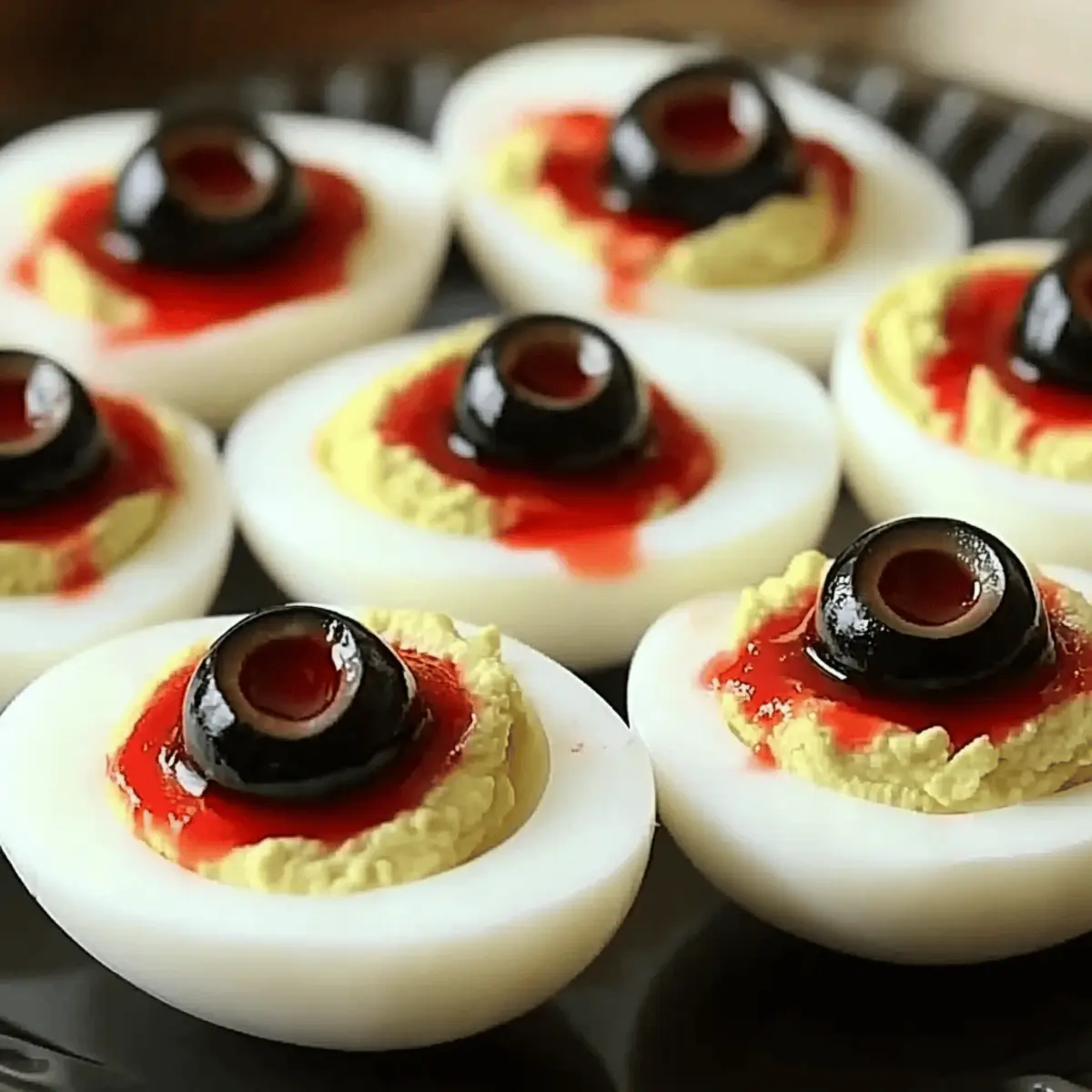 Creepy Eyeball Deviled Eggs: A Spooky Delight for Halloween