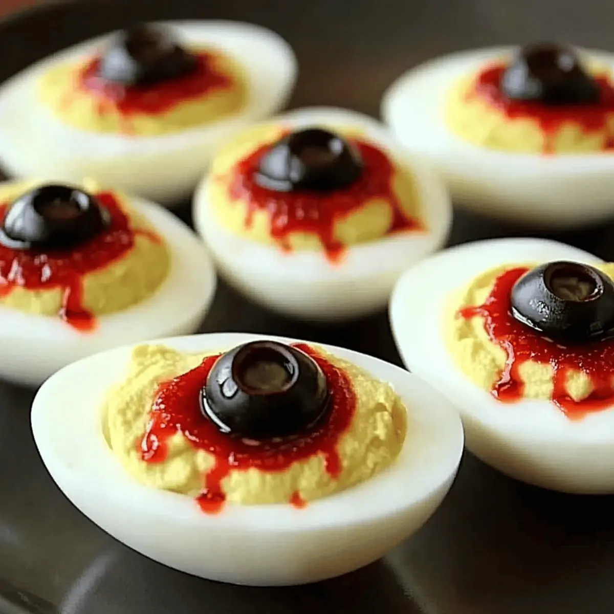 Creepy Eyeball Deviled Eggs That Will Haunt Your Halloween Party