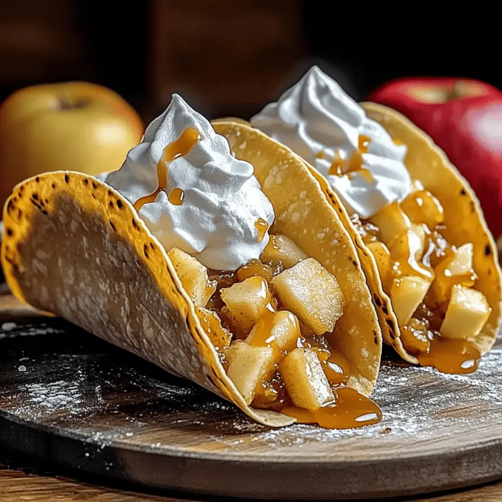 Easy Apple Pie Tacos