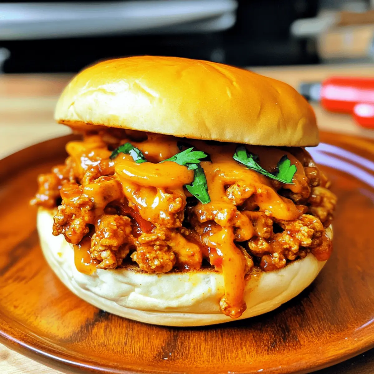 Easy Cajun Chicken Sloppy Joes