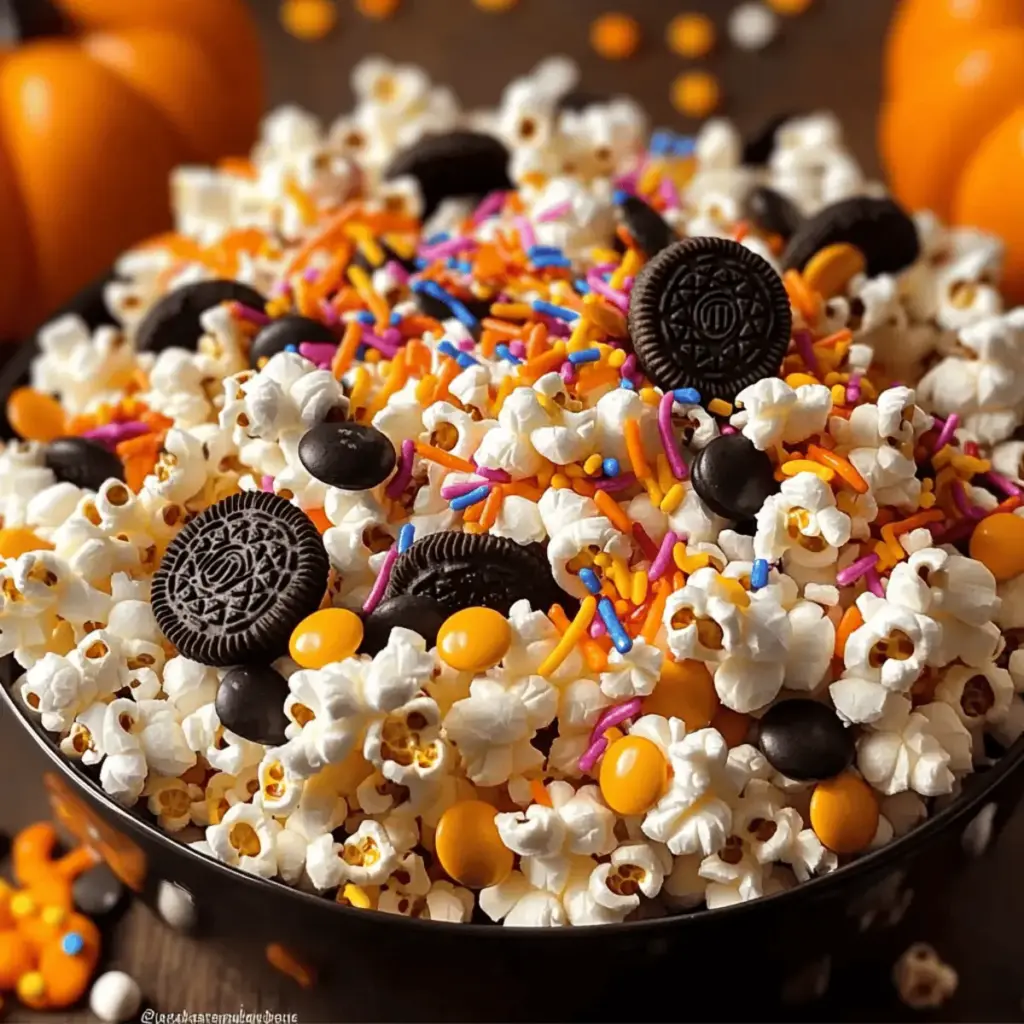 Easy Halloween Popcorn
