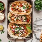 Elote Tacos with Chipotle Chicken & Veggies