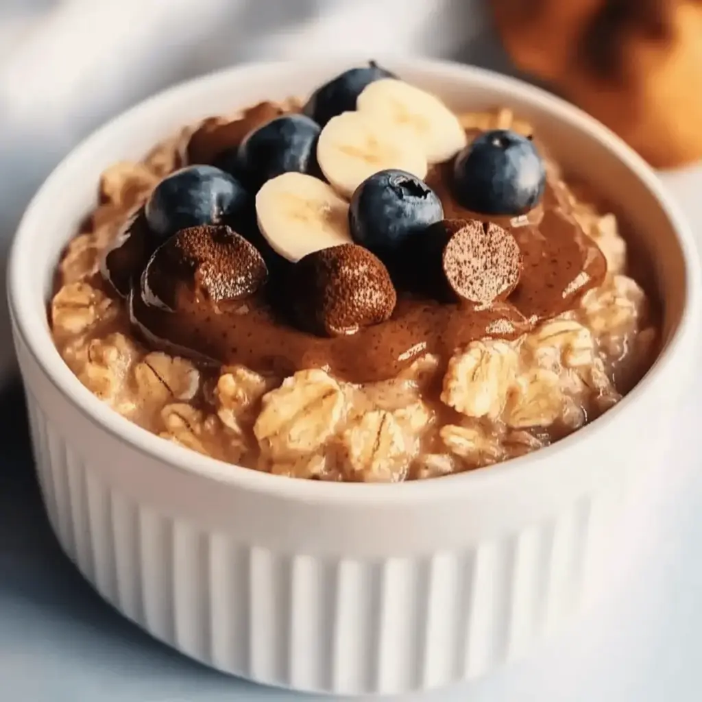 Fluffy Microwave Baked Oats