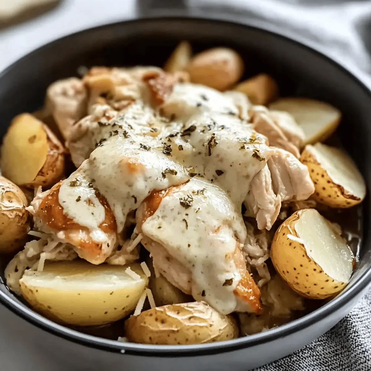 Garlic Parmesan Chicken & Potatoes: Your Cozy Dinner Solution