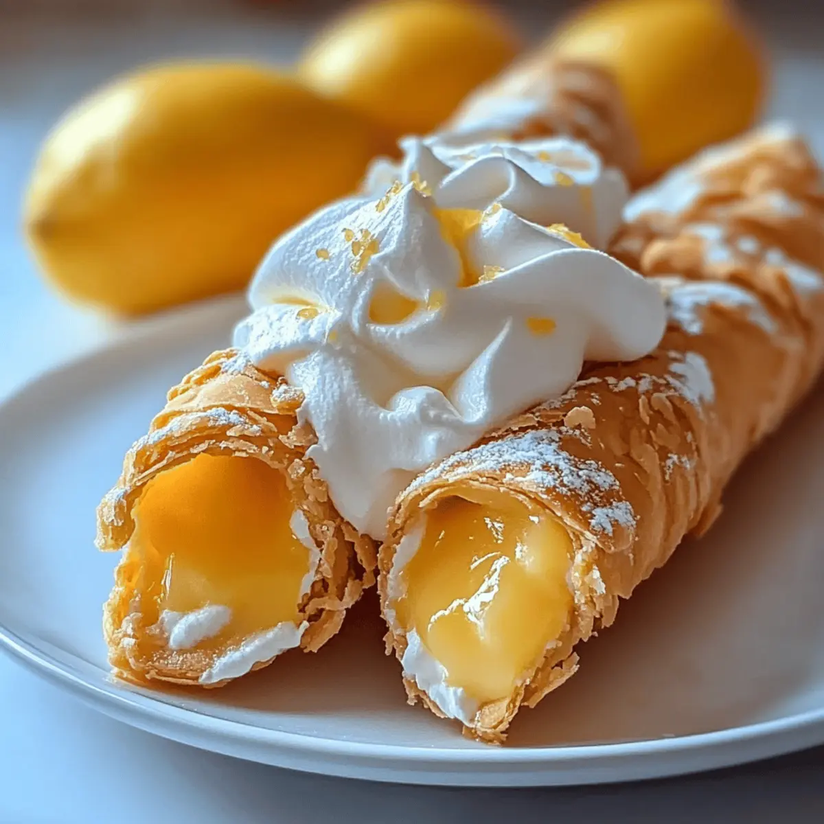 Lemon Meringue Pie Cannoli: A Dreamy No-Bake Delight