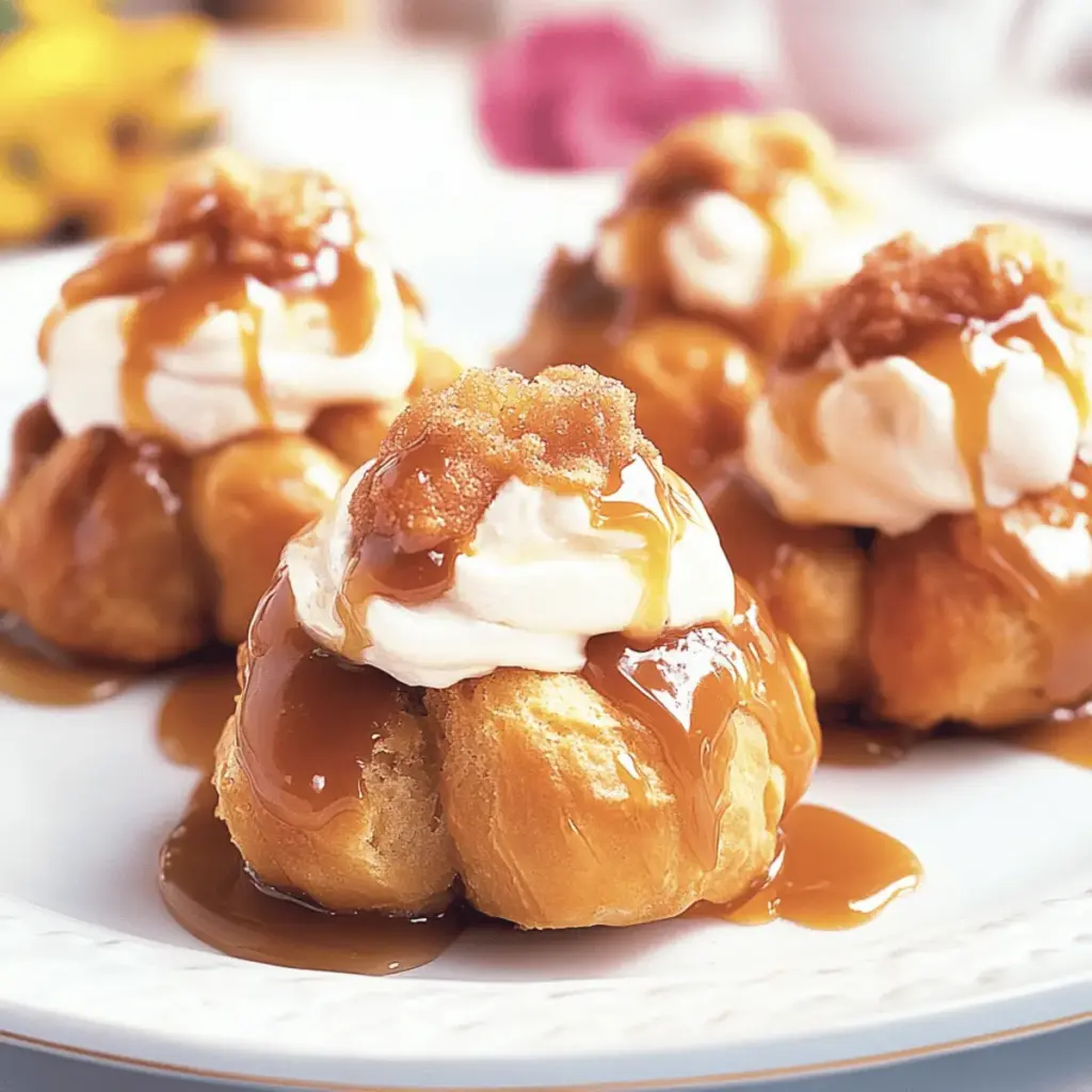 Maple Pumpkin Cream Puff Bites |