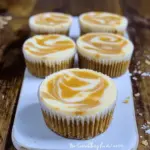 Mini Pumpkin Swirled Cheesecakes