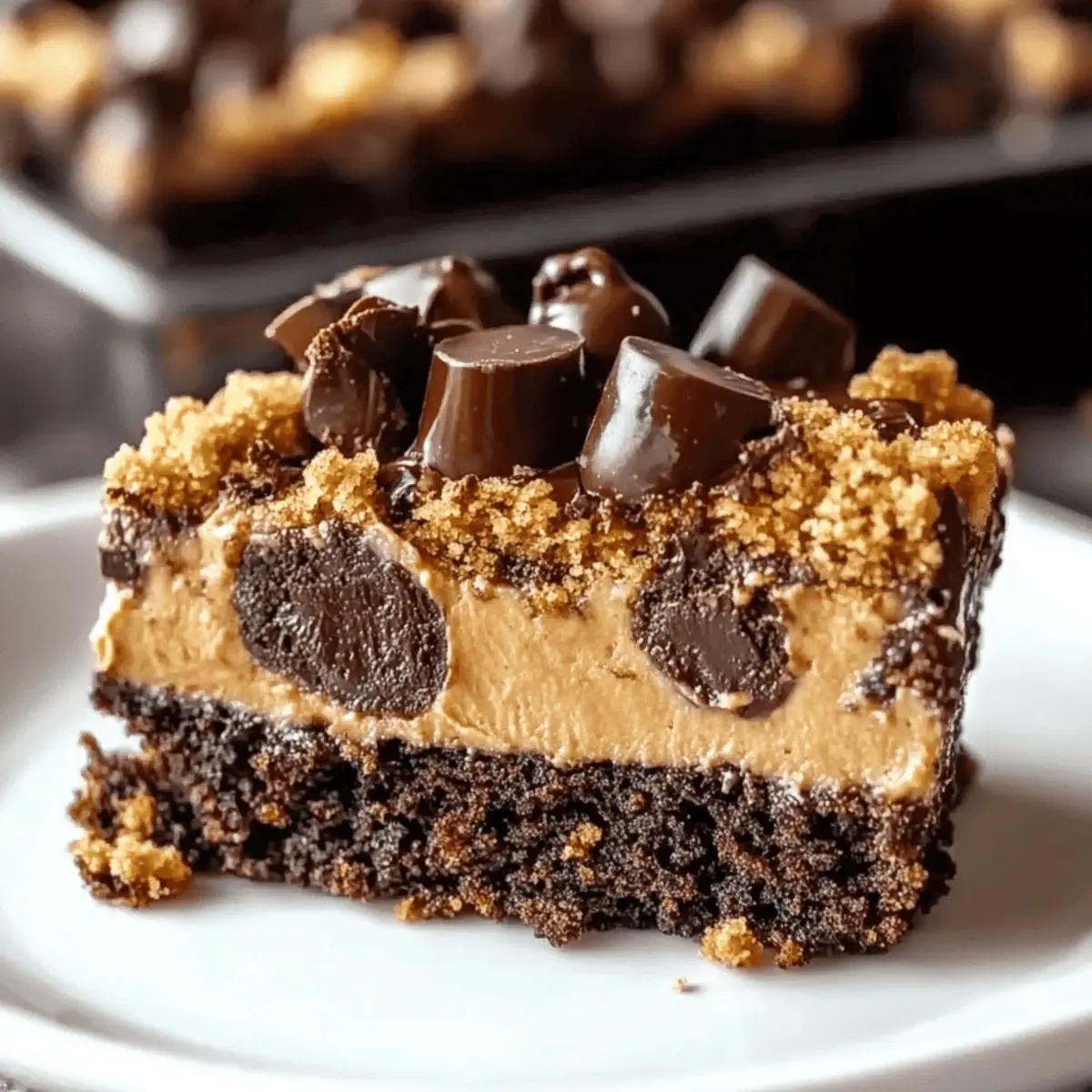 Peanut Butter Cup Dump Cake