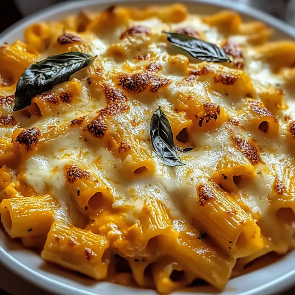 Pumpkin Ricotta Baked Pasta