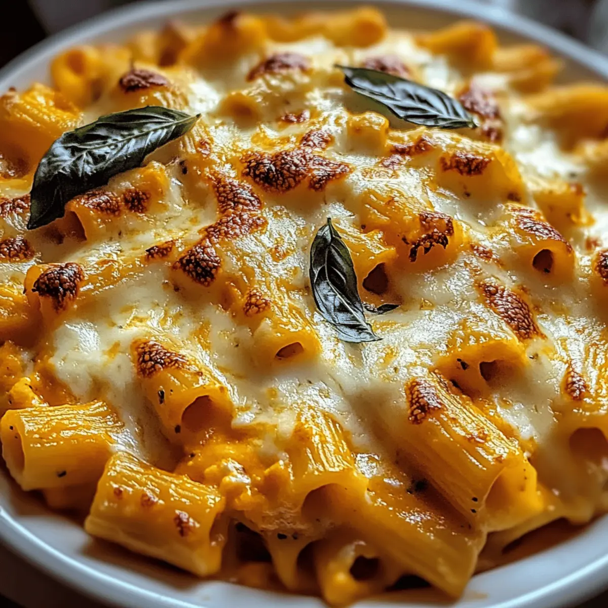 Pumpkin Ricotta Baked Pasta
