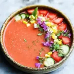 Refreshing Watermelon Gazpacho Soup