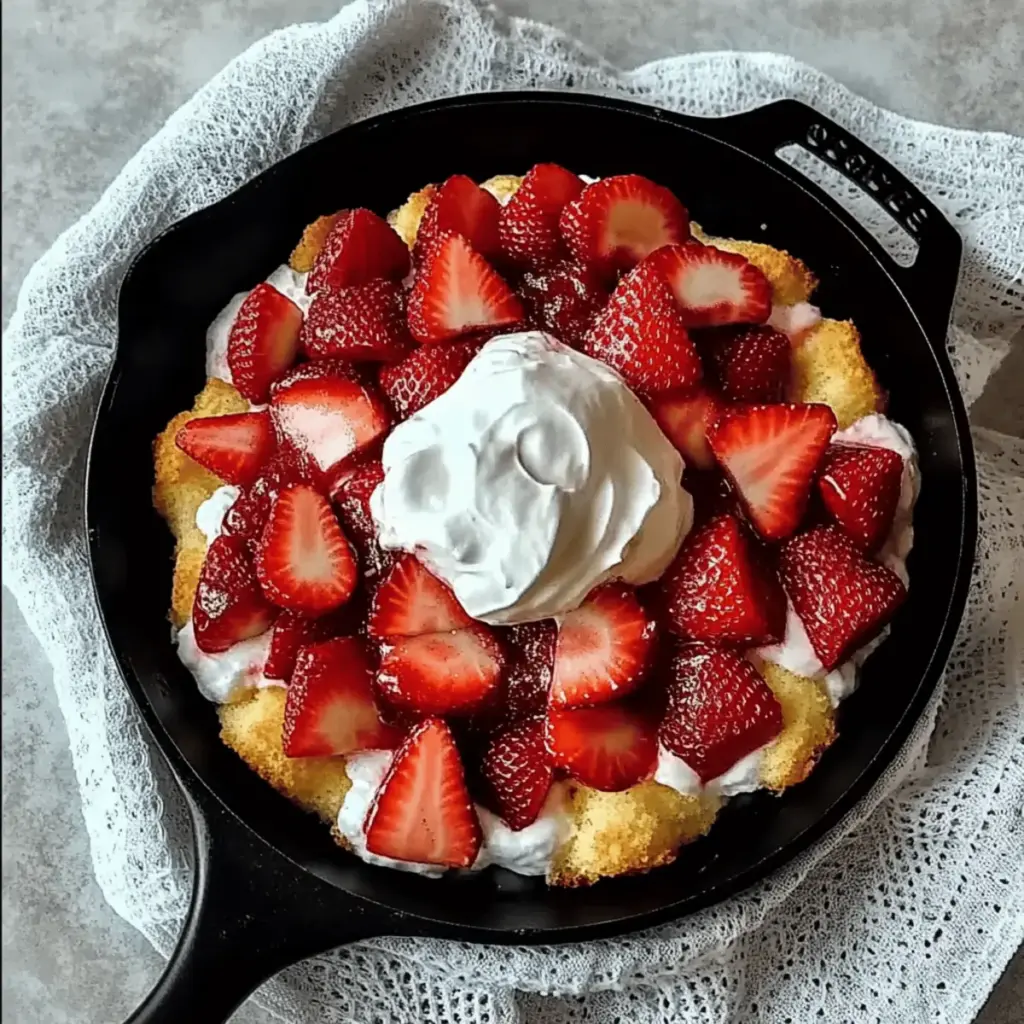 Skillet Strawberry Shortcake