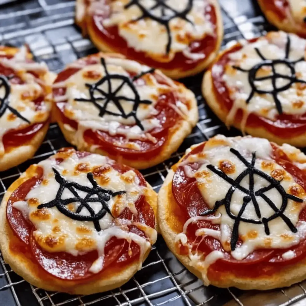 Spiderweb Pizza Bites