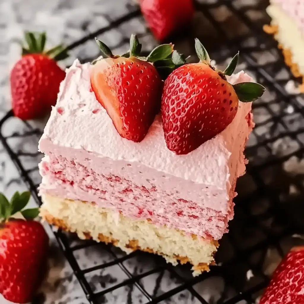 Strawberry Mousse Cake