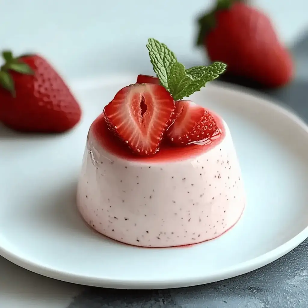 Strawberry Panna Cotta