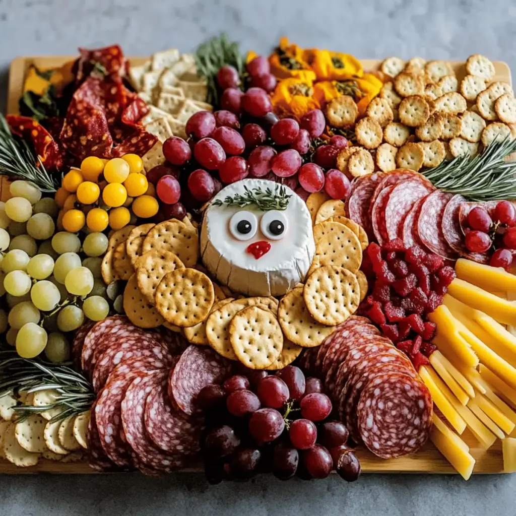 Thanksgiving Turkey Charcuterie Board