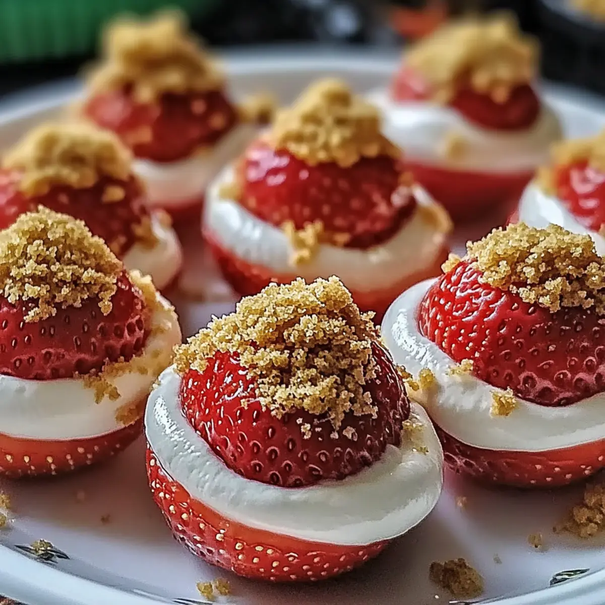 Cheesecake Strawberries Creamy Delight