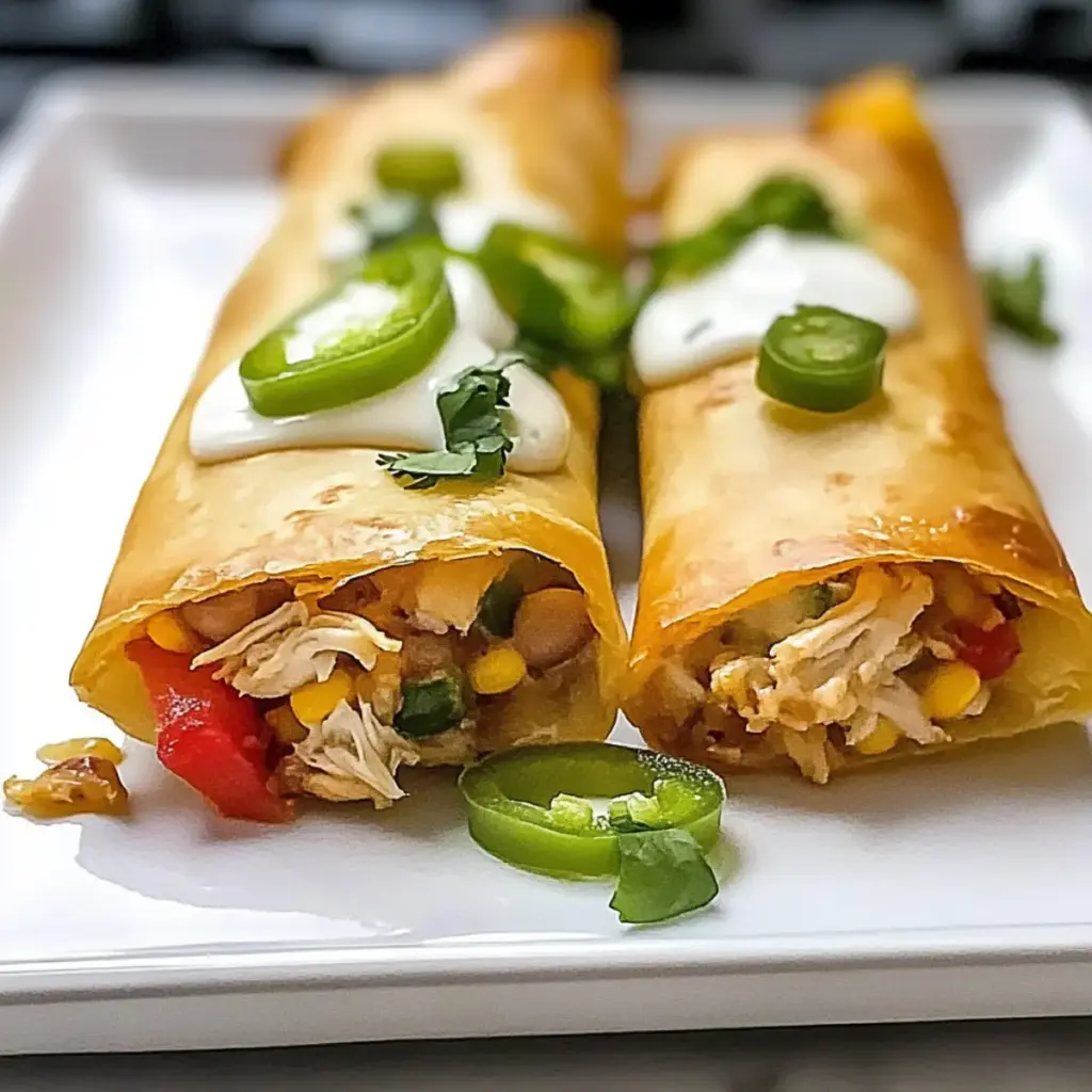 Easy Baked Chicken Chimichanga