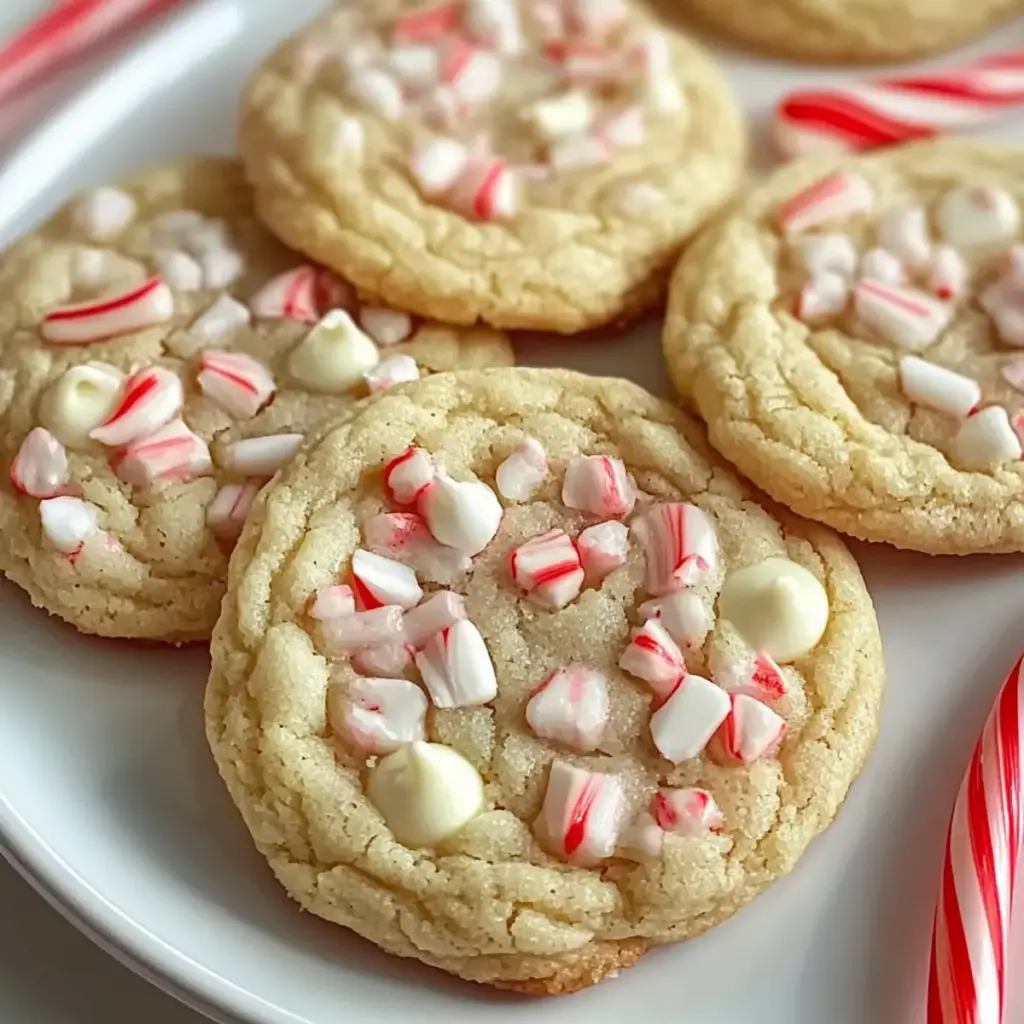 White Chocolate Peppermint Cookies