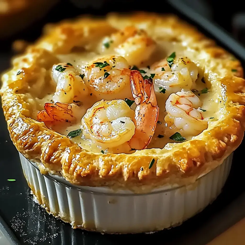 Shrimp & Lobster Cheddar Bay Biscuit Pot Pie