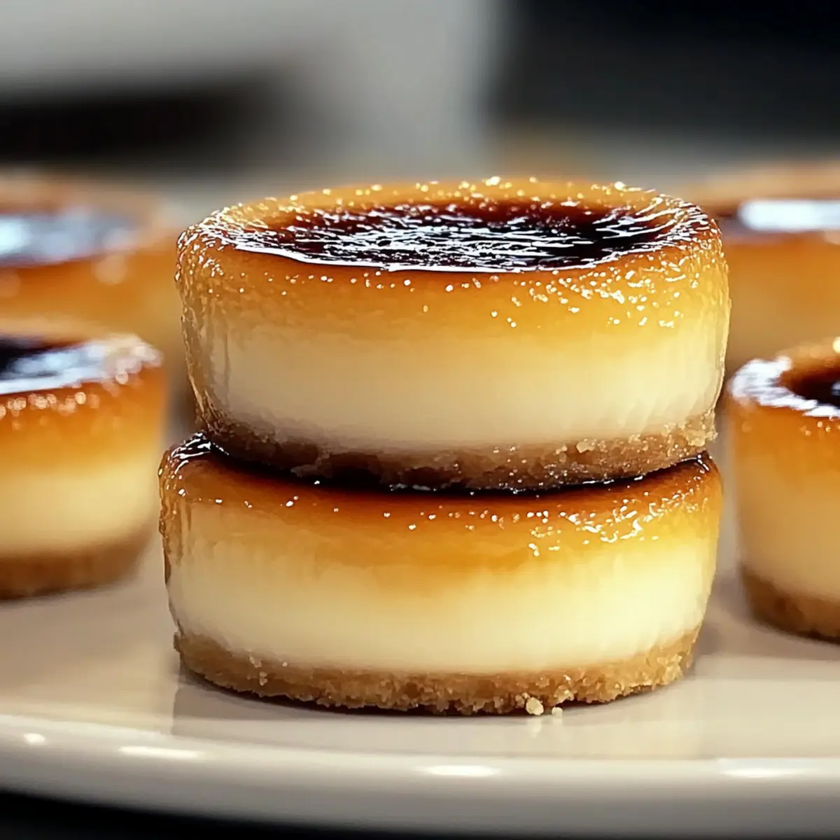 Tasty Mini Crème Brûlée Cheesecakes