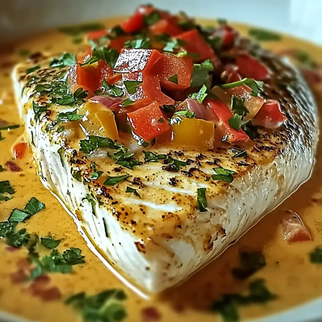 Red Snapper With Creamy Creole Sauce