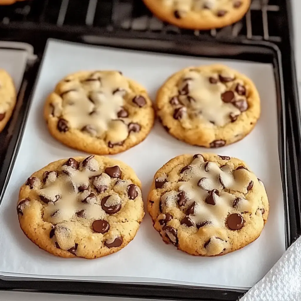 Sweet Chocolate Chip & Toffee Shortbread Cookies