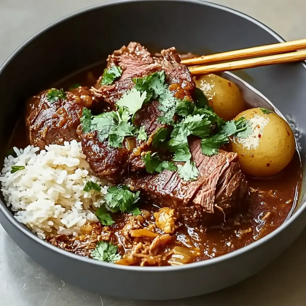 The Best Korean Style Pot Roast