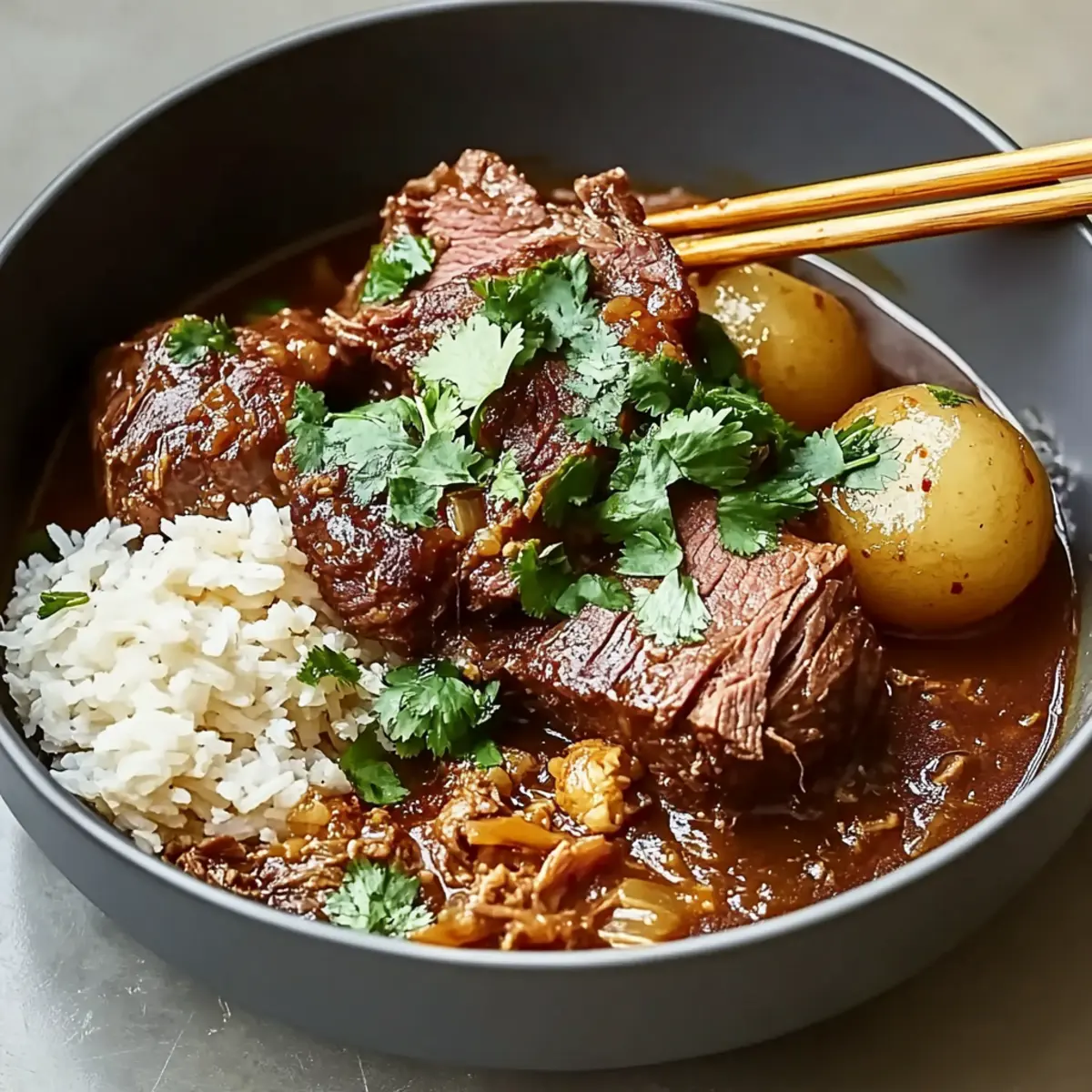 The Best Korean Style Pot Roast