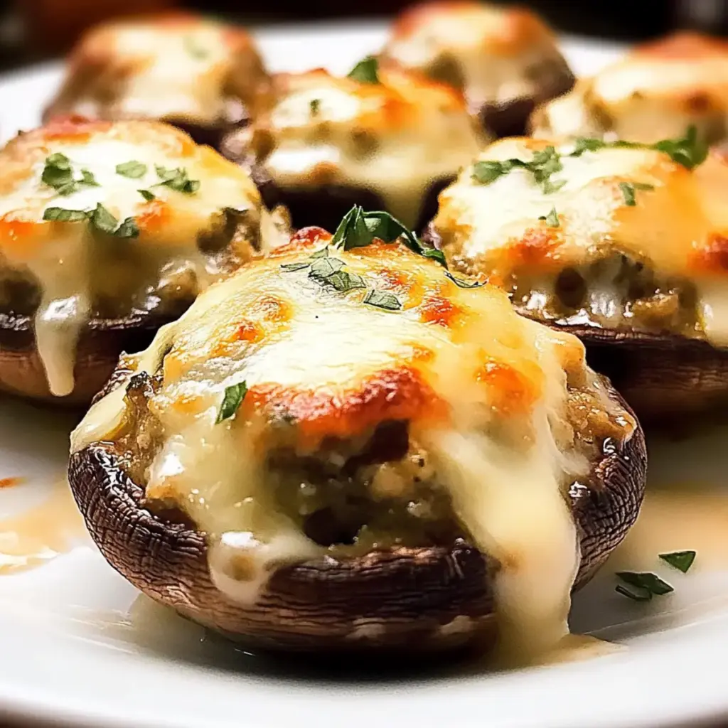 Longhorn Stuffed Mushroom Appetizer
