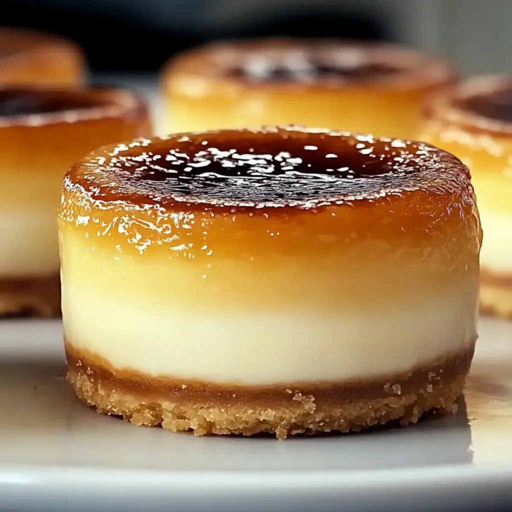 Tasty Mini Crème Brûlée Cheesecakes
