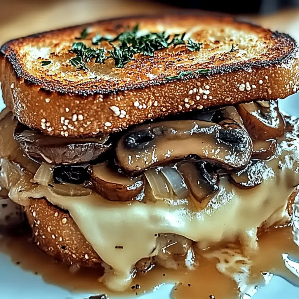 Swiss Mushroom Melt Sandwich